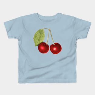 vintage cherry pattern retro collection Kids T-Shirt